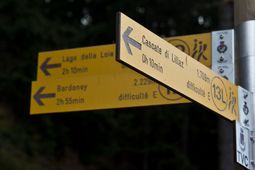 Indicazioni per le Cascate di Lillaz a Cogne - Valle d'Aosta