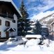 Outside view of apartment Camelot in Cogne in winter
