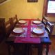 Dining room of the apartment Charme in Cogne